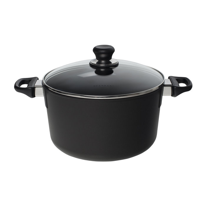 SCANPAN Classic Induction 7 Qt. NonStick Aluminum Round Dutch Oven